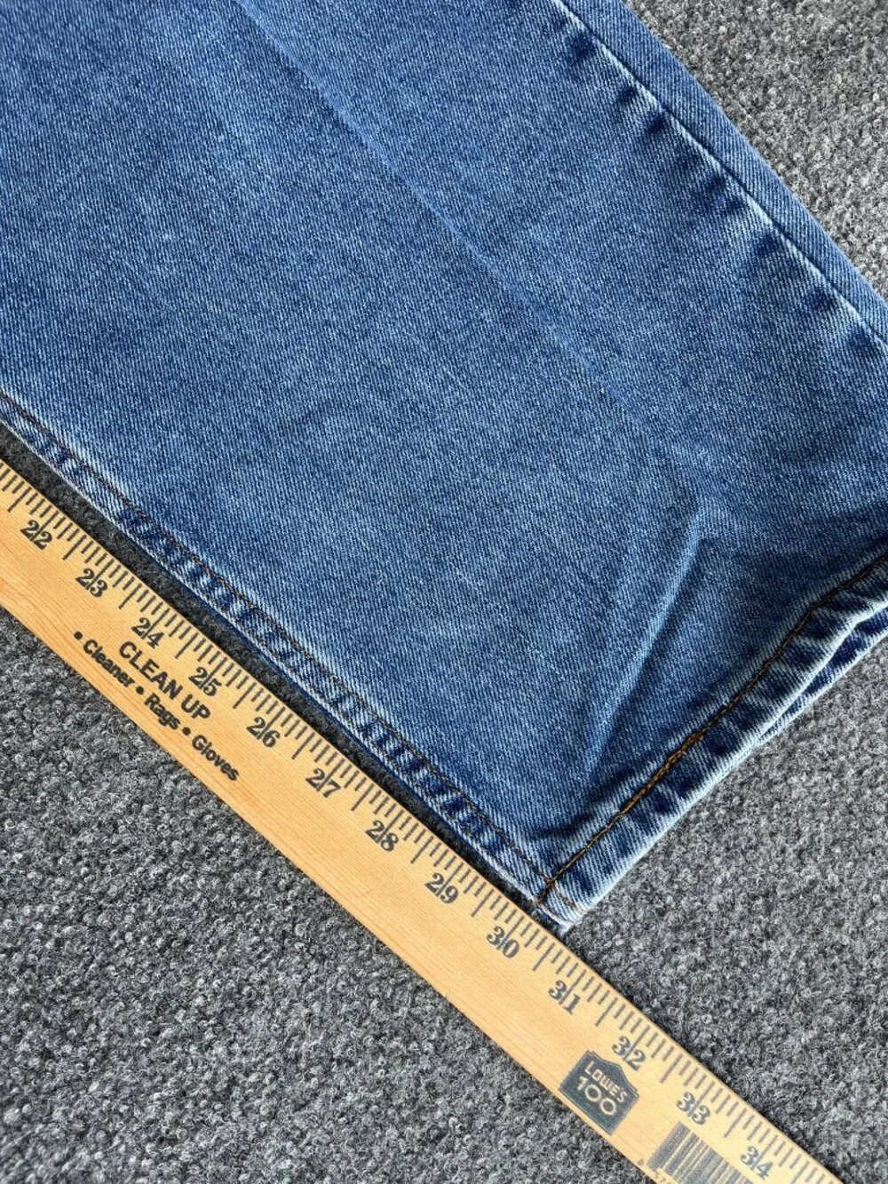 Levis 560 Comfort Fit Mens Blue Jeans 42X32 Denim